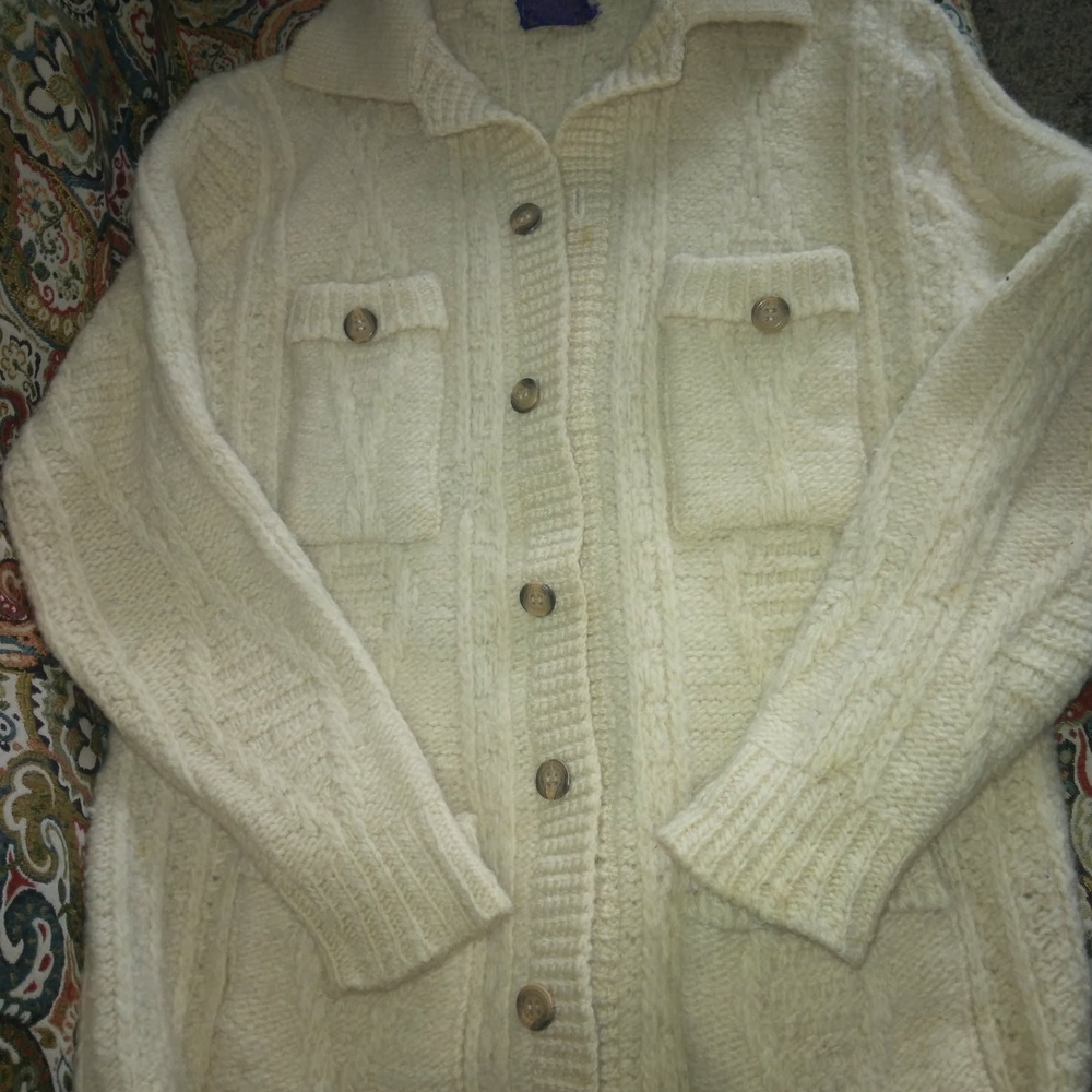 Pendleton Cream Wool Sweater